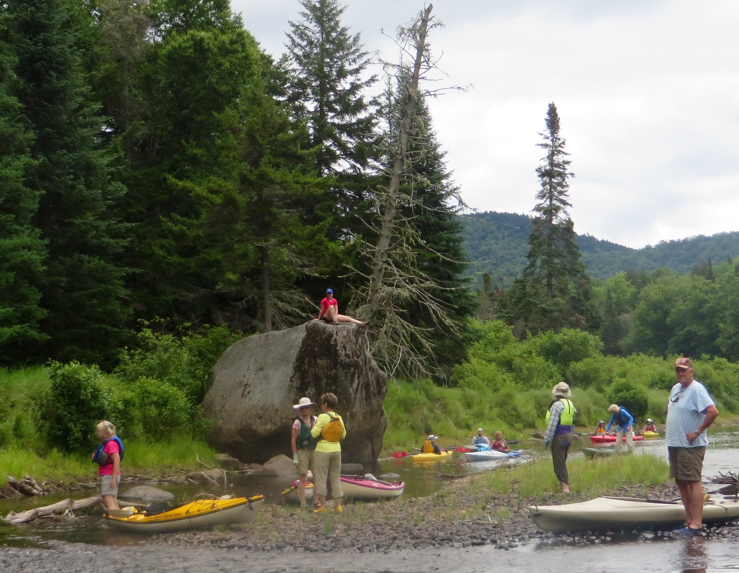 TnT Newcomb weekend - Hudson kayak